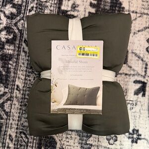 Casaluna Blissful Sham in Deep Green